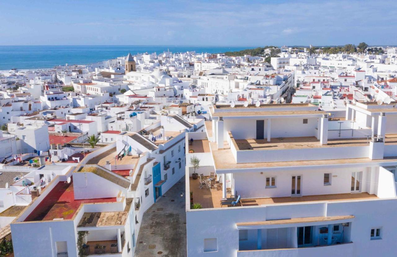 Terraza Trafalgar Apartamento Tipo Penthouse Con Enorme Terraza Y Vistas Al Mar كونيل ذي لا فرونتيرا المظهر الخارجي الصورة